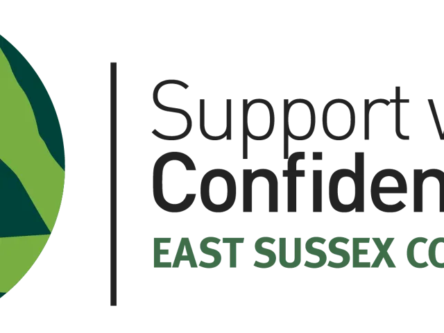 East Sussex County Council Support with Confidence logo