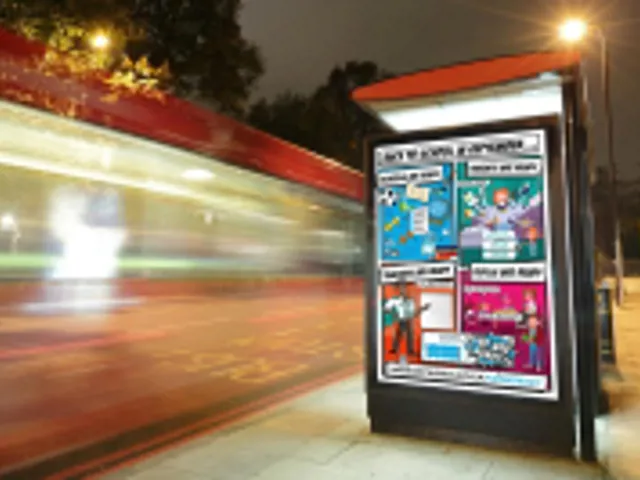 Bus stop advertisement promoting the ‘We Are Ready’ campaign, which encouraged pupils to return to school in September 2020